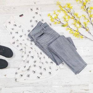 Madewell 9" high riser skinny jeans gray size 30